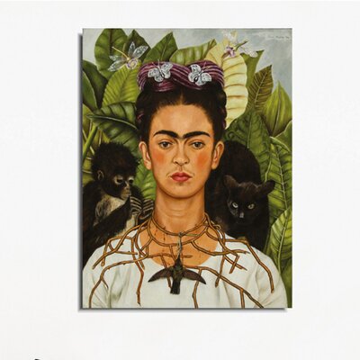 BohoLiving Leinwandbild von Frida Kahlo & Bewertungen | Wayfair.de